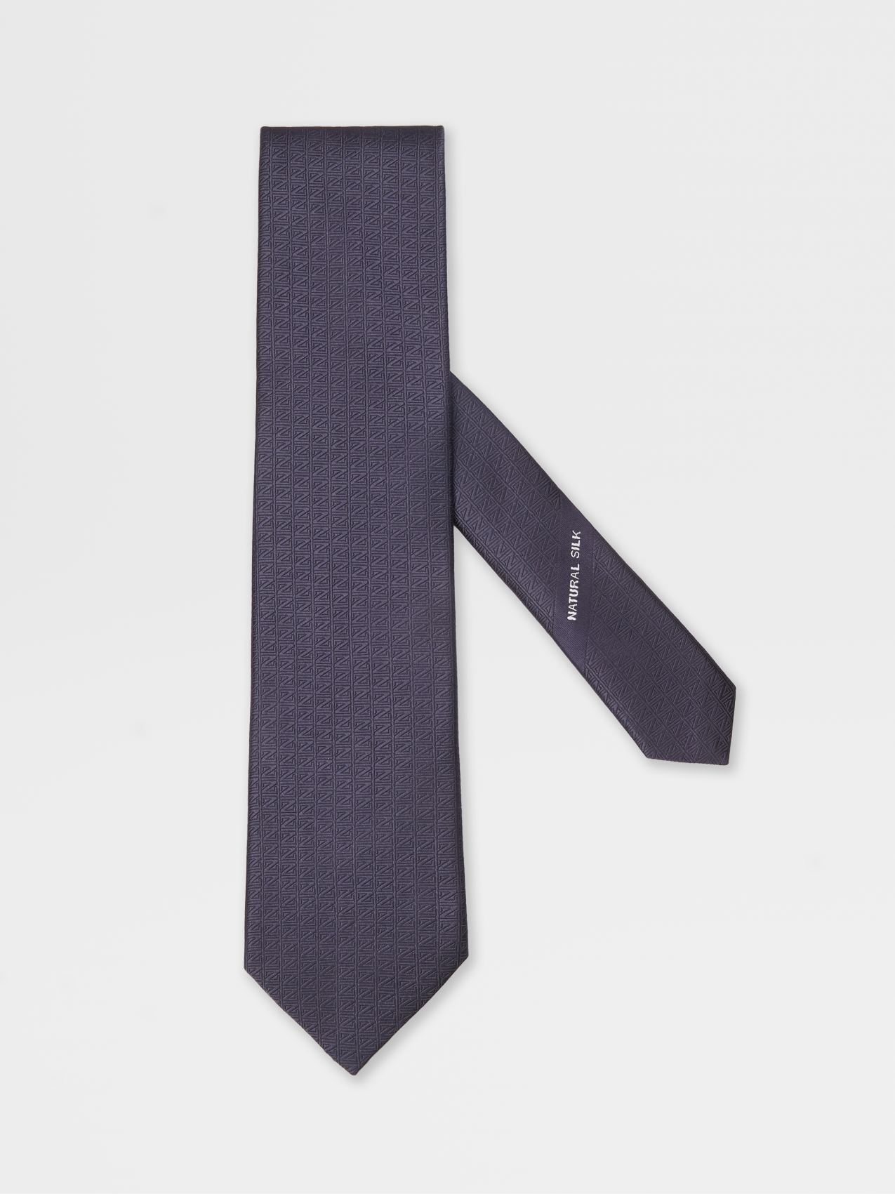 Dark Blue Natural Silk Tie